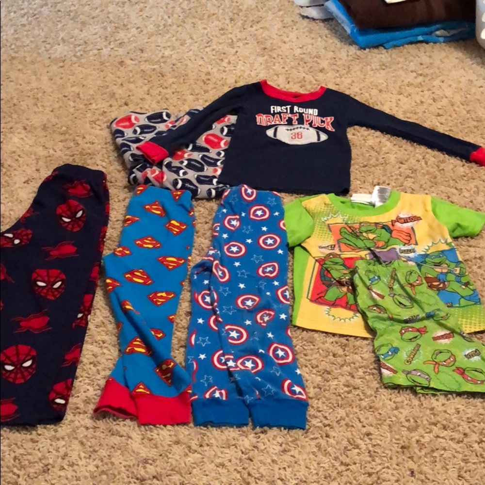 Boys PJ pajamas lot see description
